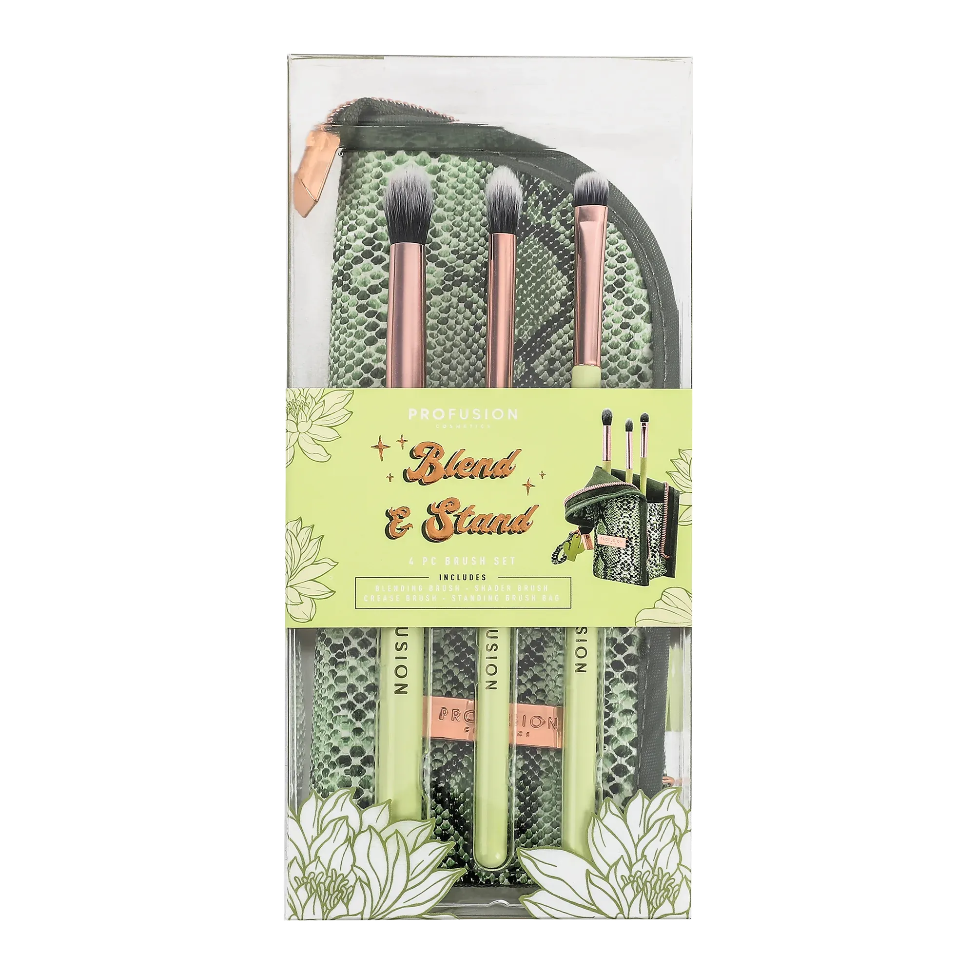 Desert Sage | Blend & Stand 4pc Bag & Brush Set