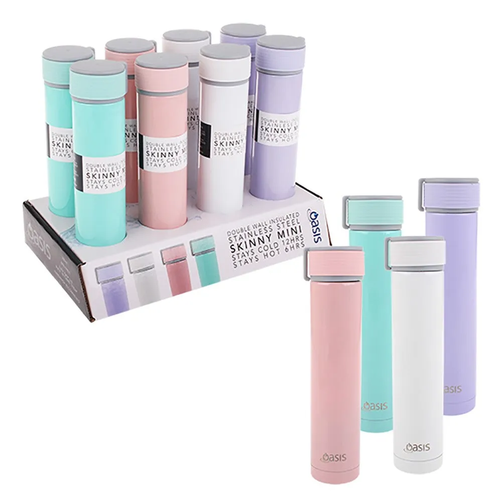 Double Wall Insulated Drink Bottle 250ml Assorted Colours