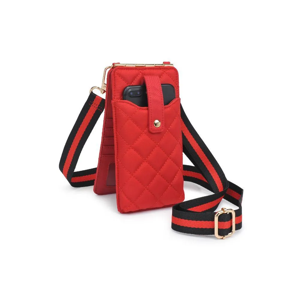 DUALITY QUILTED CELLPHONE CROSSBODY BAG