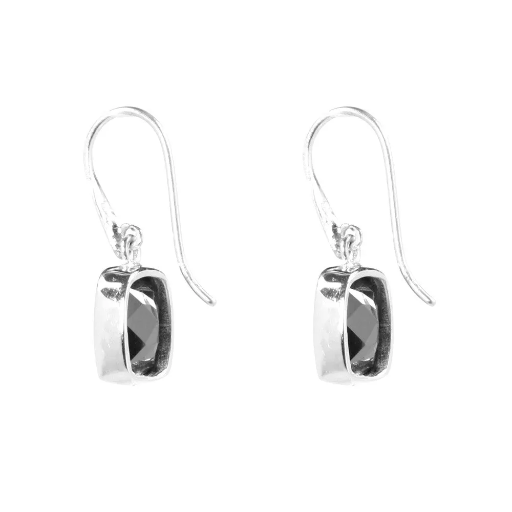 Earrings - Dangle Hematite Sterling Silver