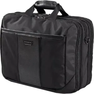 Everki Versa Premium Briefcase 17.3'', Checkpoint Friendly, Corner-guard Protection, Double-sided Organizational Panel, Trolley Handle Pass-through Strap