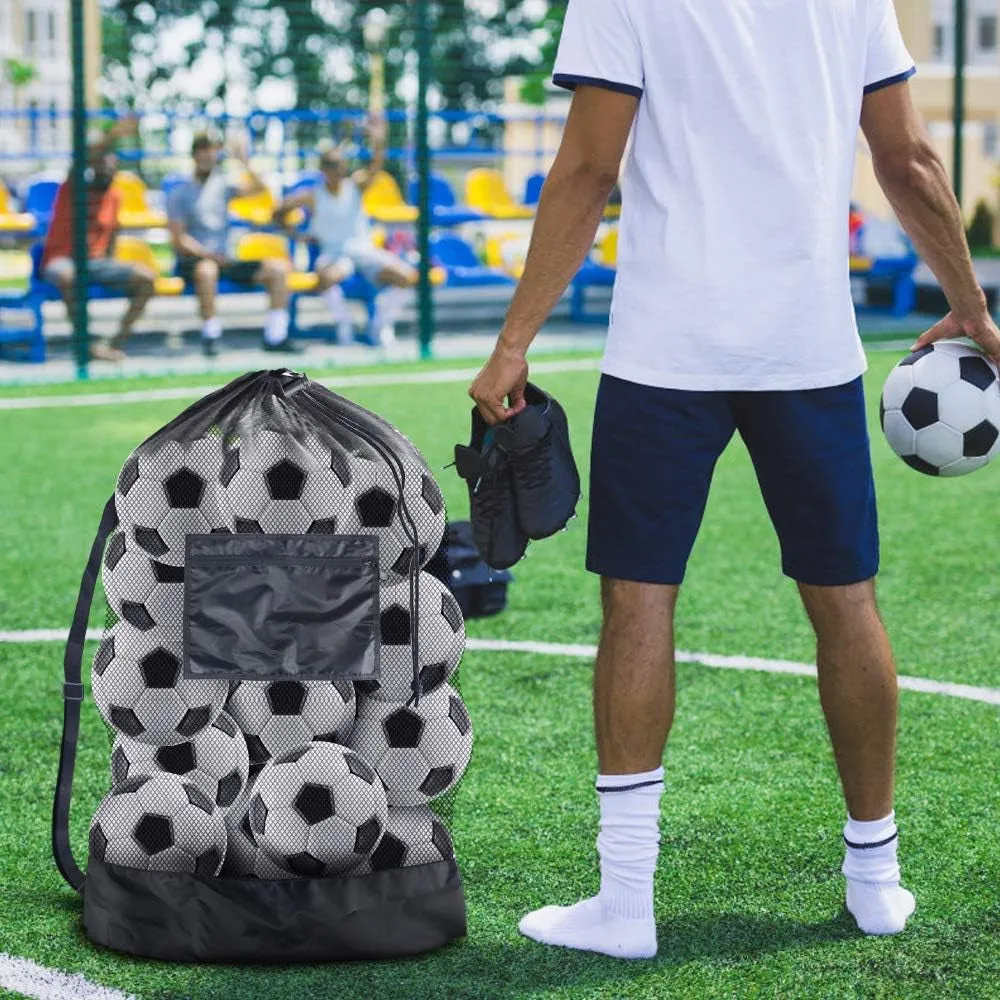 Extra Large Sports Ball Bag Mesh Soccer Ball Bag