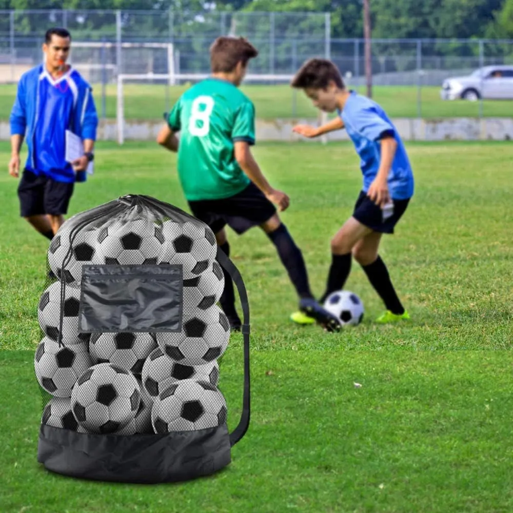 Extra Large Sports Ball Bag Mesh Soccer Ball Bag