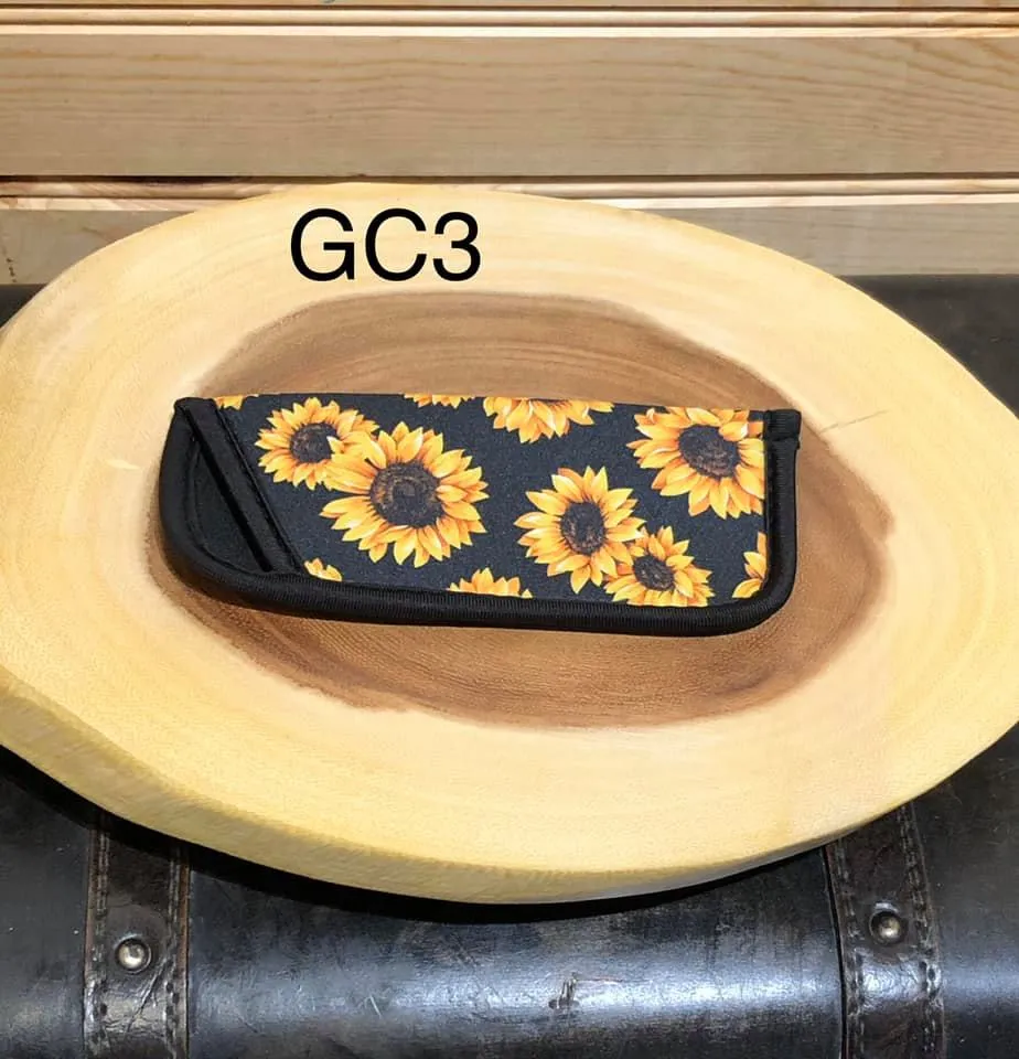 Eye Glass Sleeve - GC3 - Sunflower (Black)