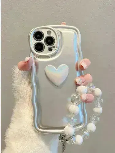 Fashion Electroplated Love Phone Case