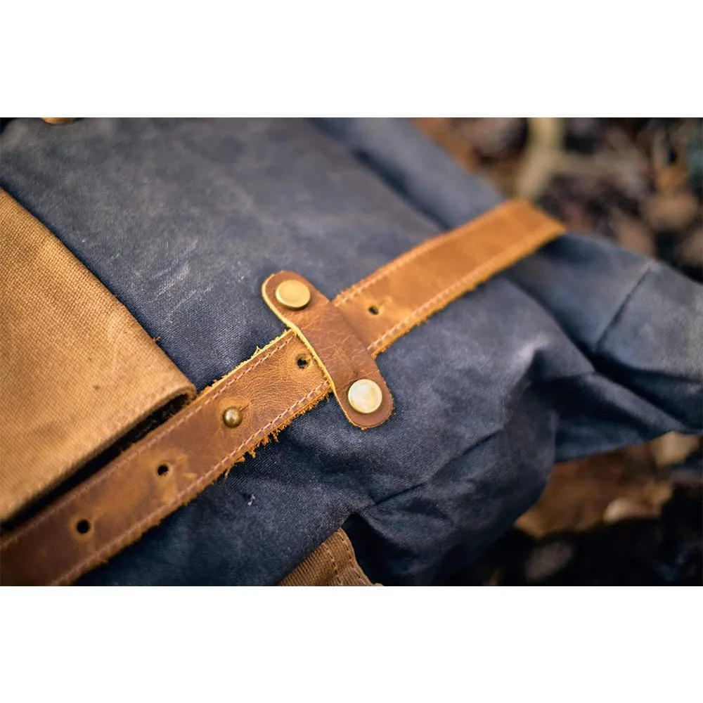 Features of your Vintage Roll Top Backpack