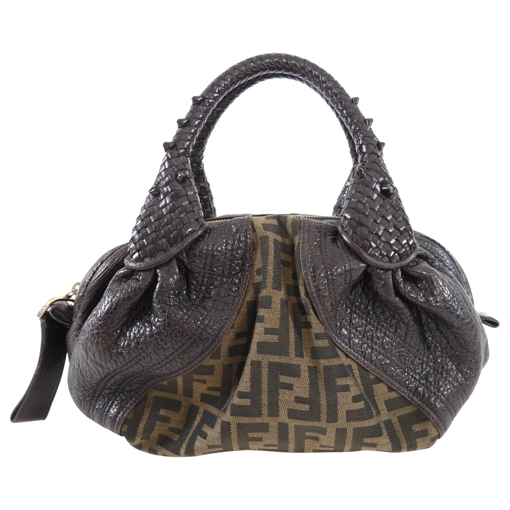 Fendi Zucca Spy Vintage Small Handbag