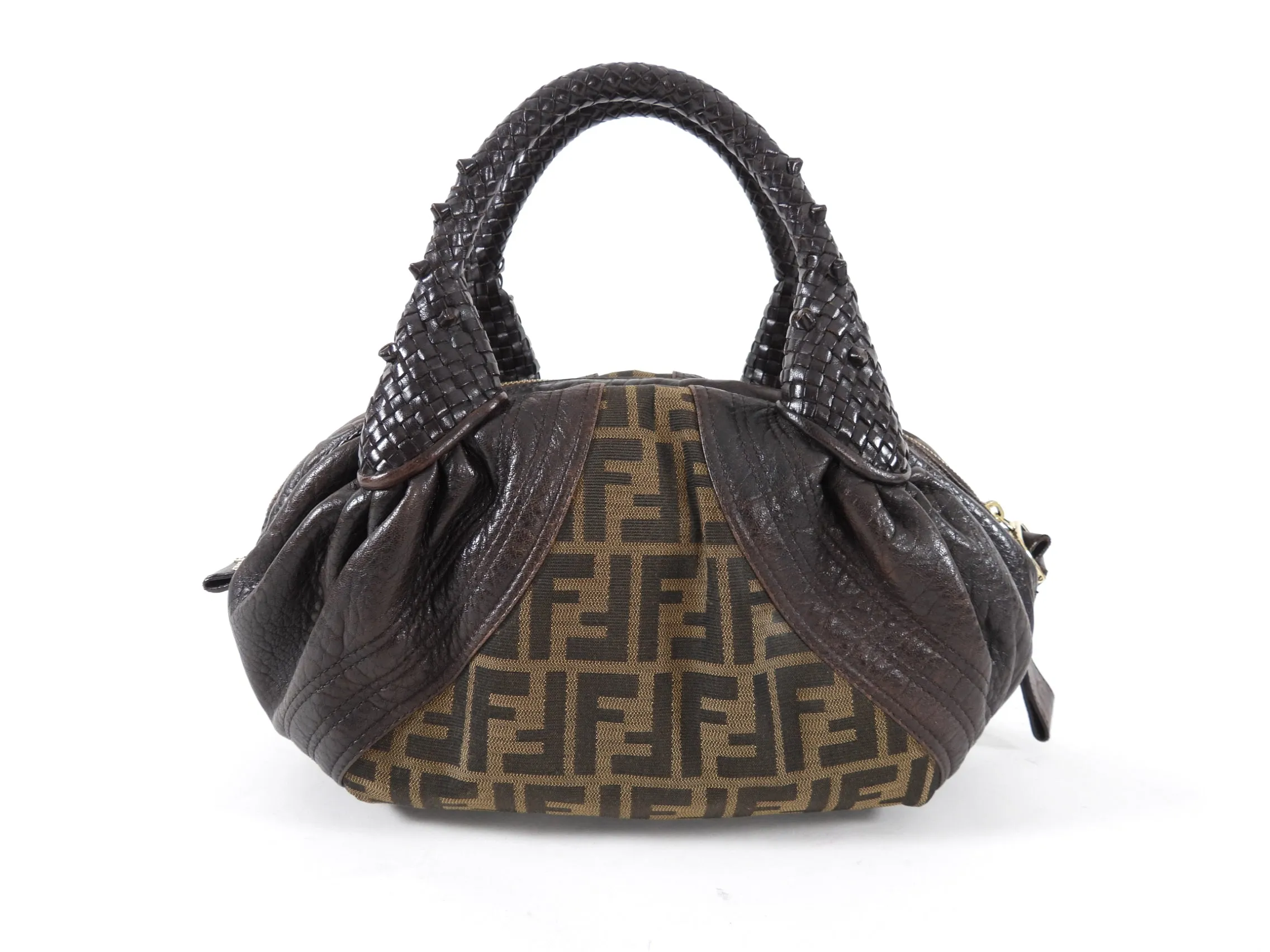 Fendi Zucca Spy Vintage Small Handbag