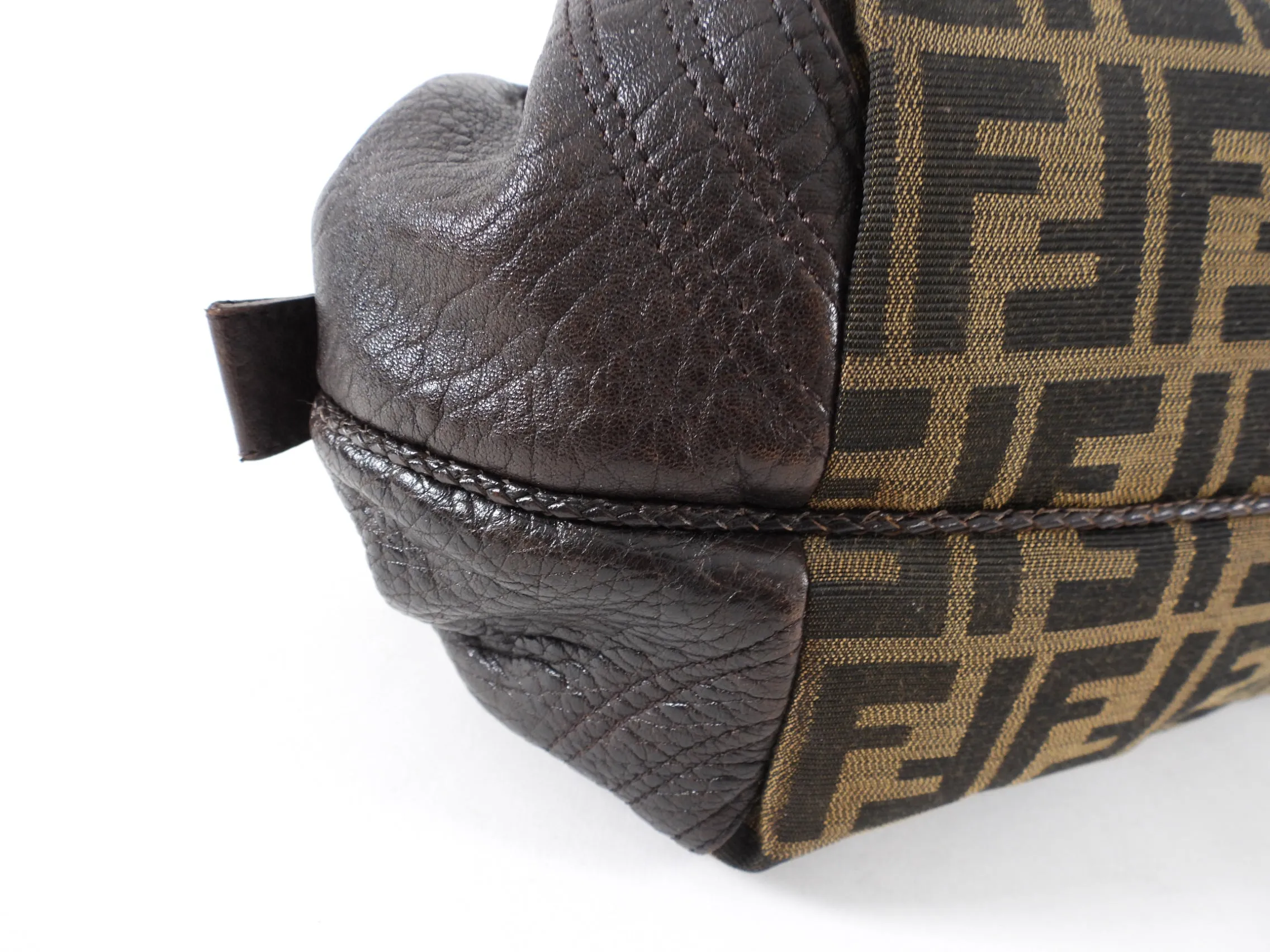 Fendi Zucca Spy Vintage Small Handbag