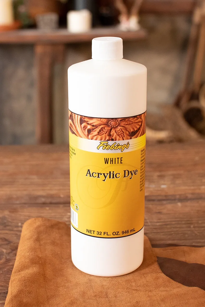 Fiebing's Acrylic Dye 946 ml. White