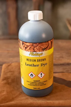 Fiebing's Leather Dye 946 ml. Medium Brown