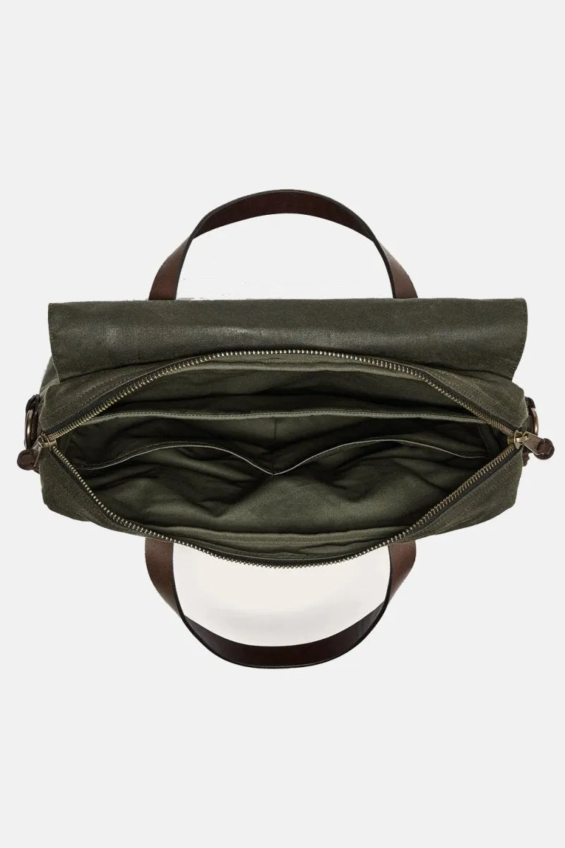 Filson 24-Hour Hour Tin Cloth Briefcase (Otter Green)