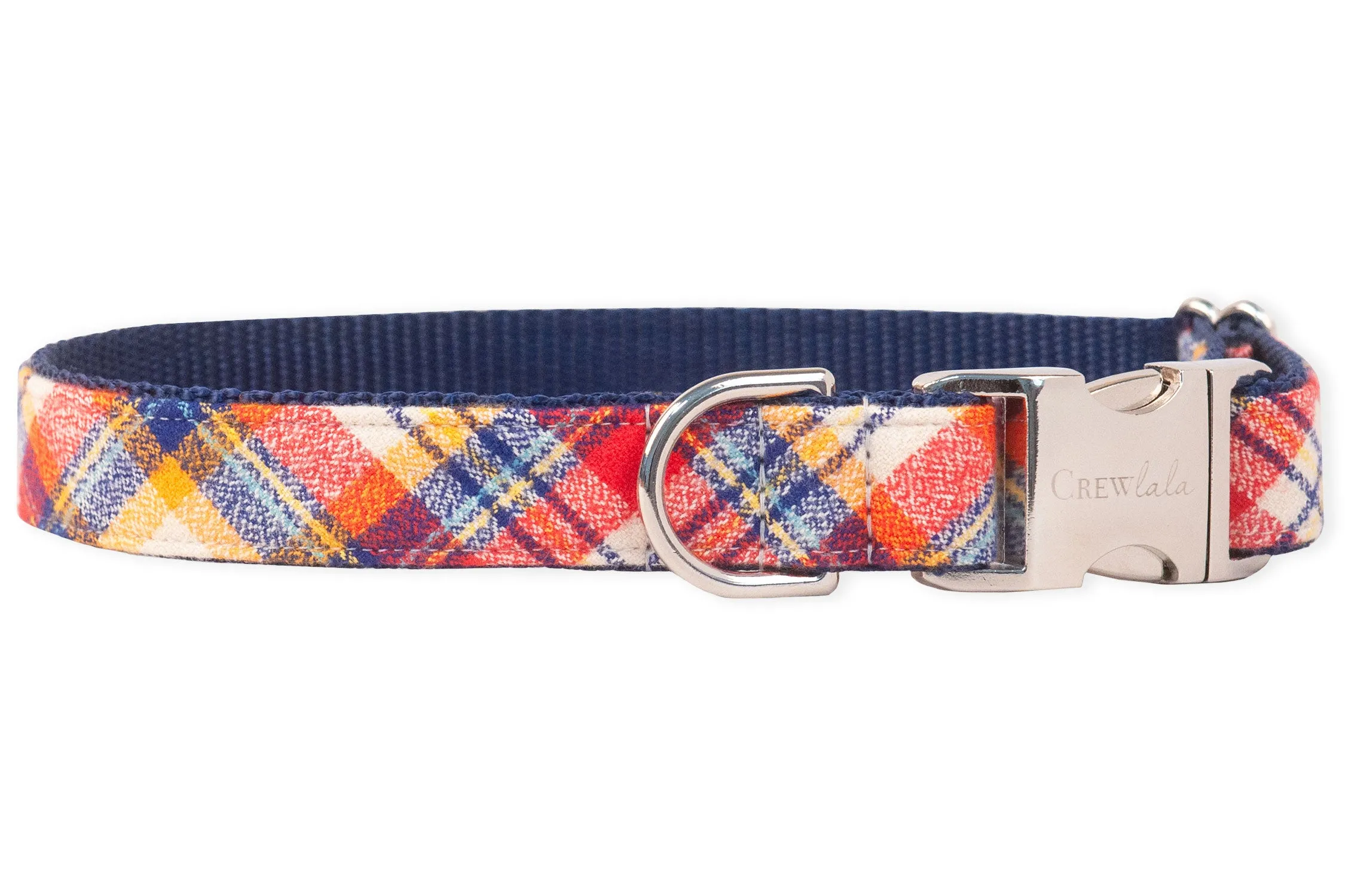 Fireside Flannel Bow Tie Dog Collar