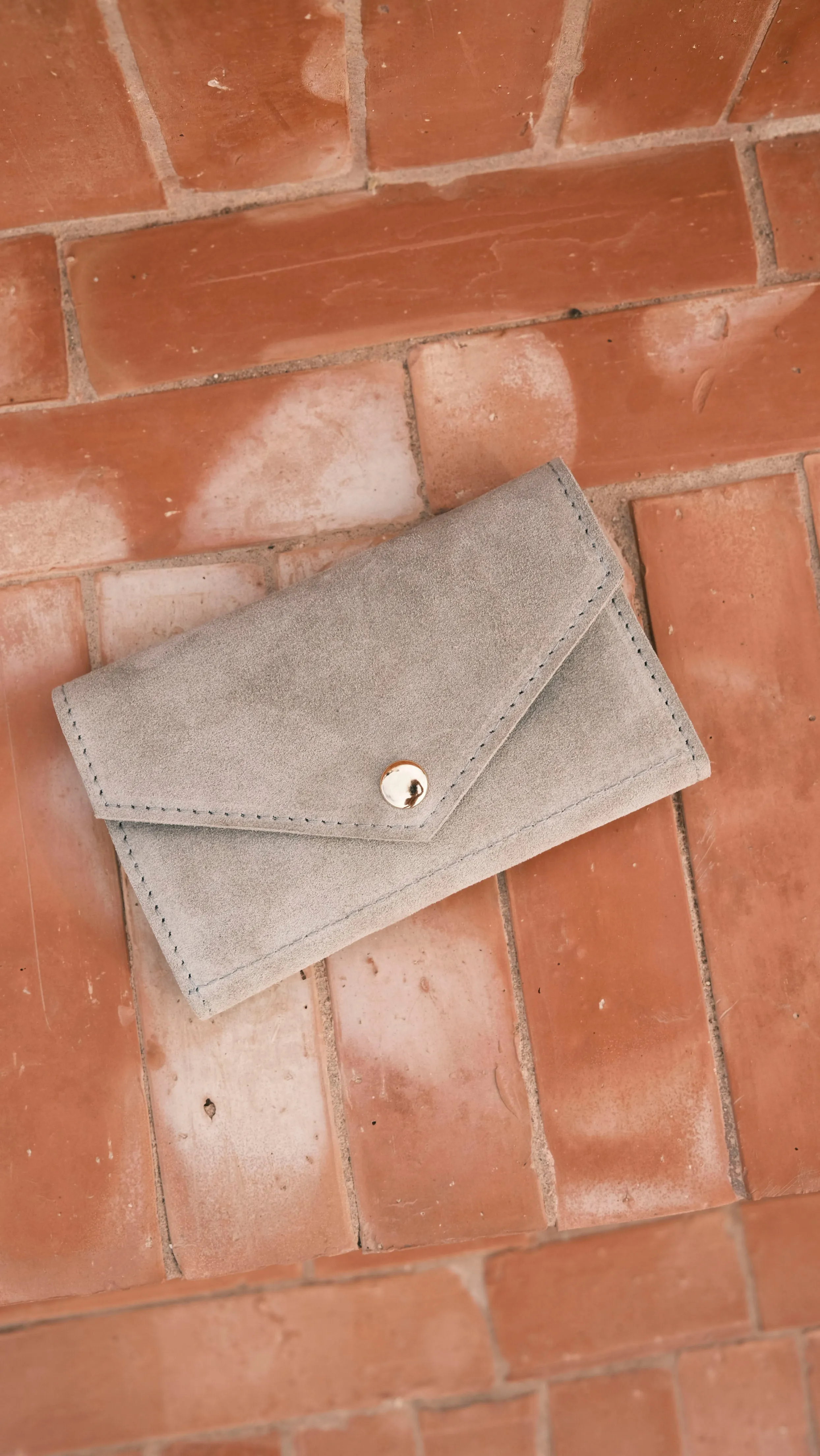 flip wallet - DENYA - taupe