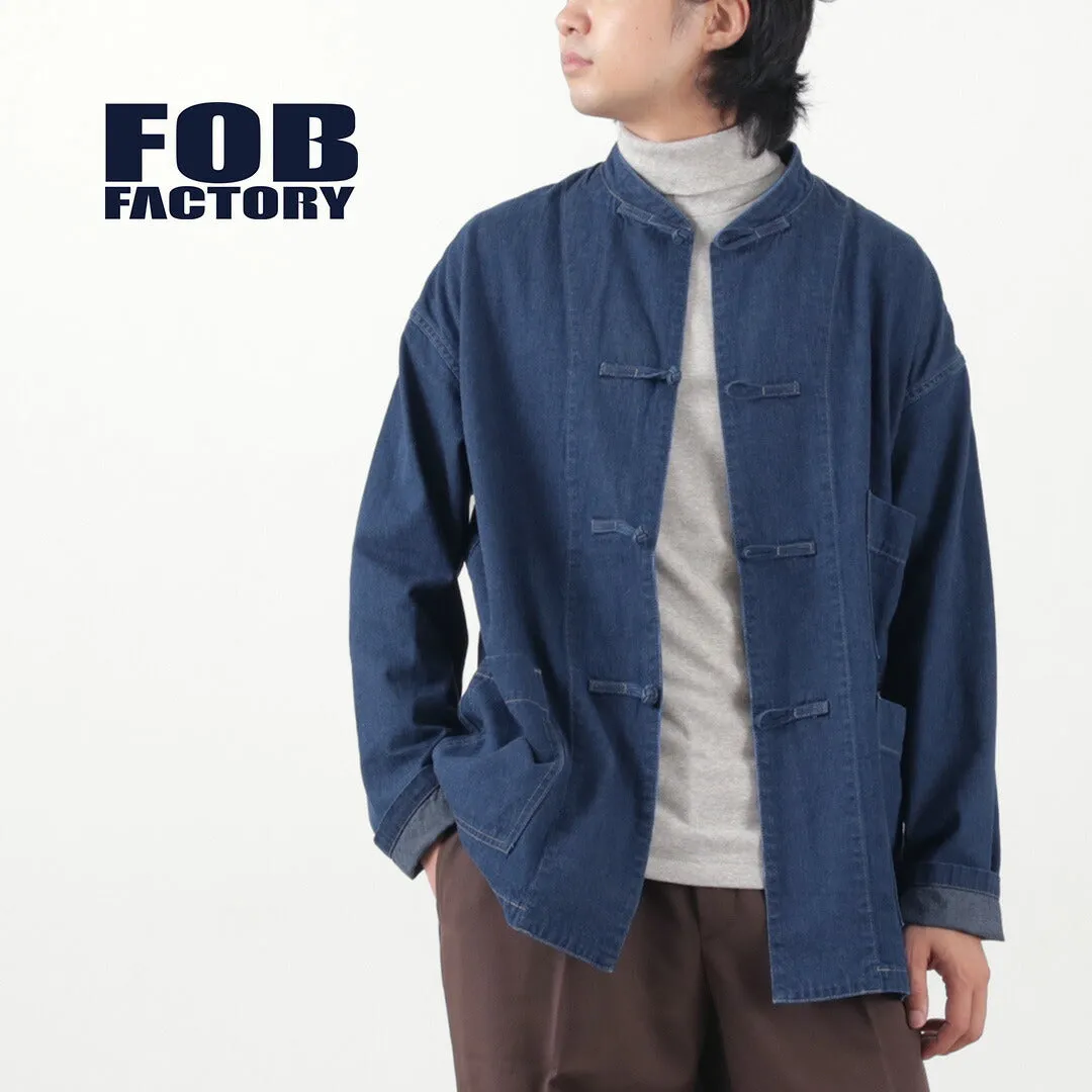 FOB FACTORY / F2435 Denim kung fu jacket