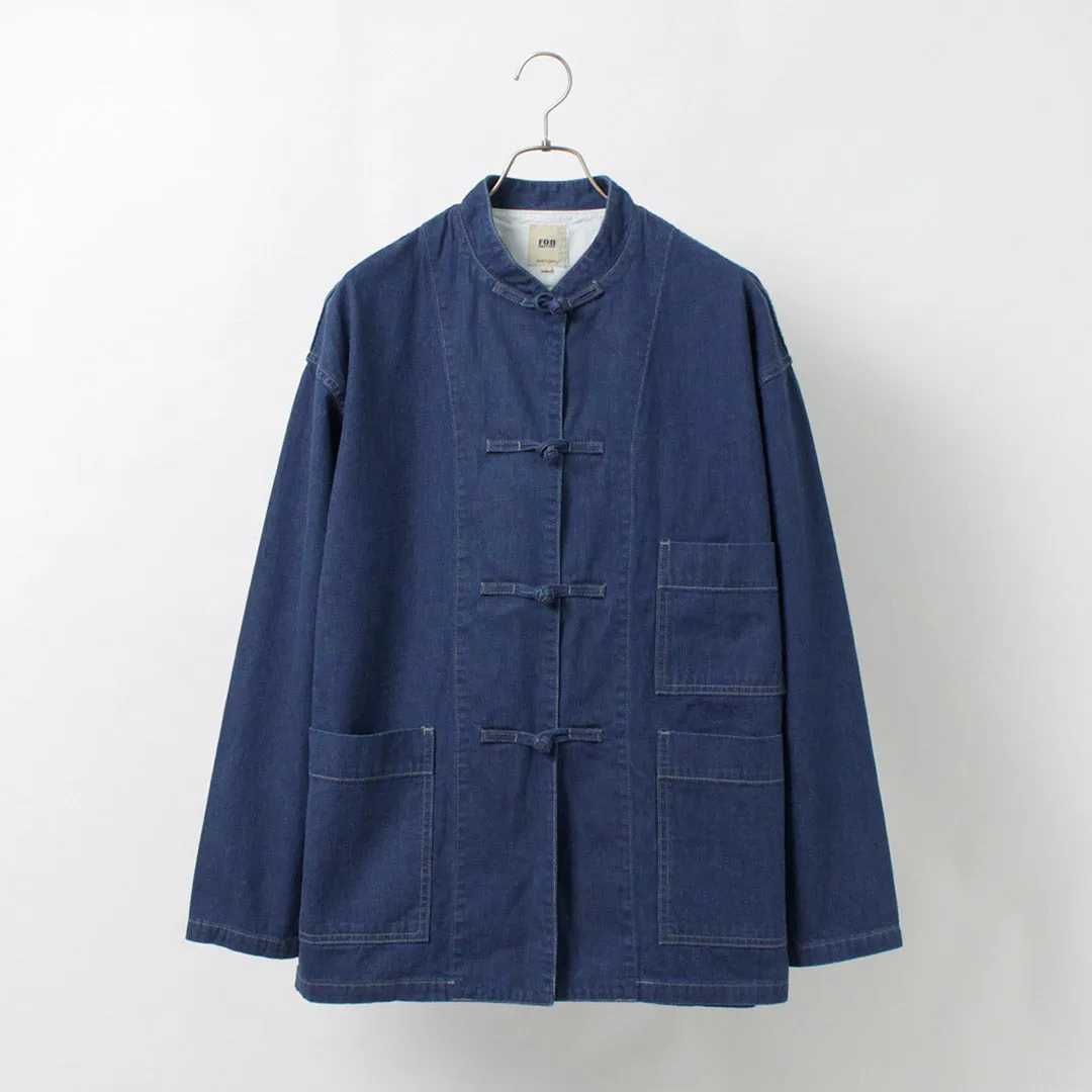 FOB FACTORY / F2435 Denim kung fu jacket