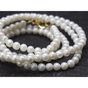 Fresh Water Pearl Necklace with Gold Filled Trigger Clasp