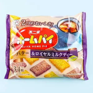 Fujiya Home Pie Snacks - Butter & Royal Milk Tea