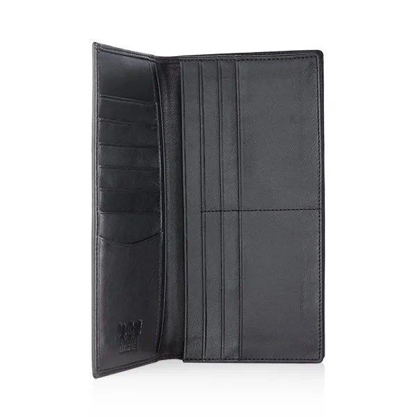 Full Grain Long Wallet in Black