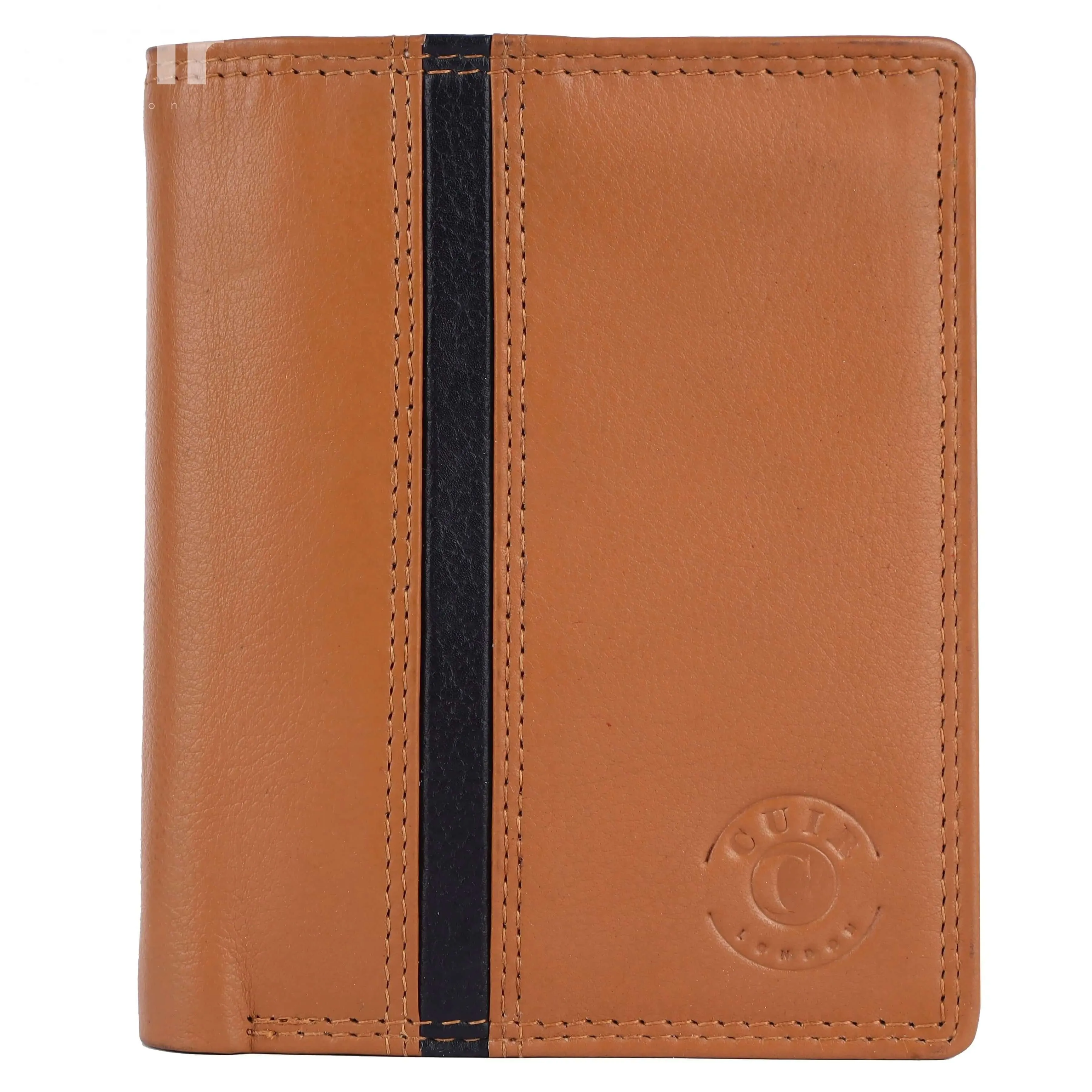 Genuine Light Brown RFID Wallet for Men | Buff and Cow Leather | 6 Pockets