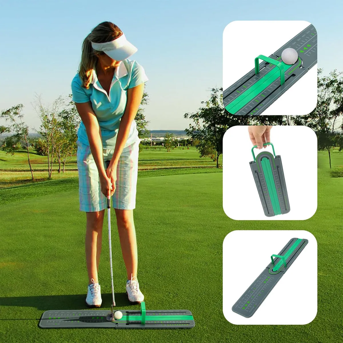 Golf Putting Trainer Aid Precision Distance Putting