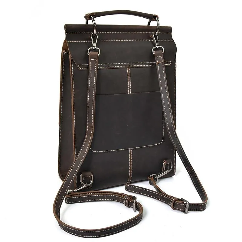 Handmade  Vintage Leather Backpack for Men