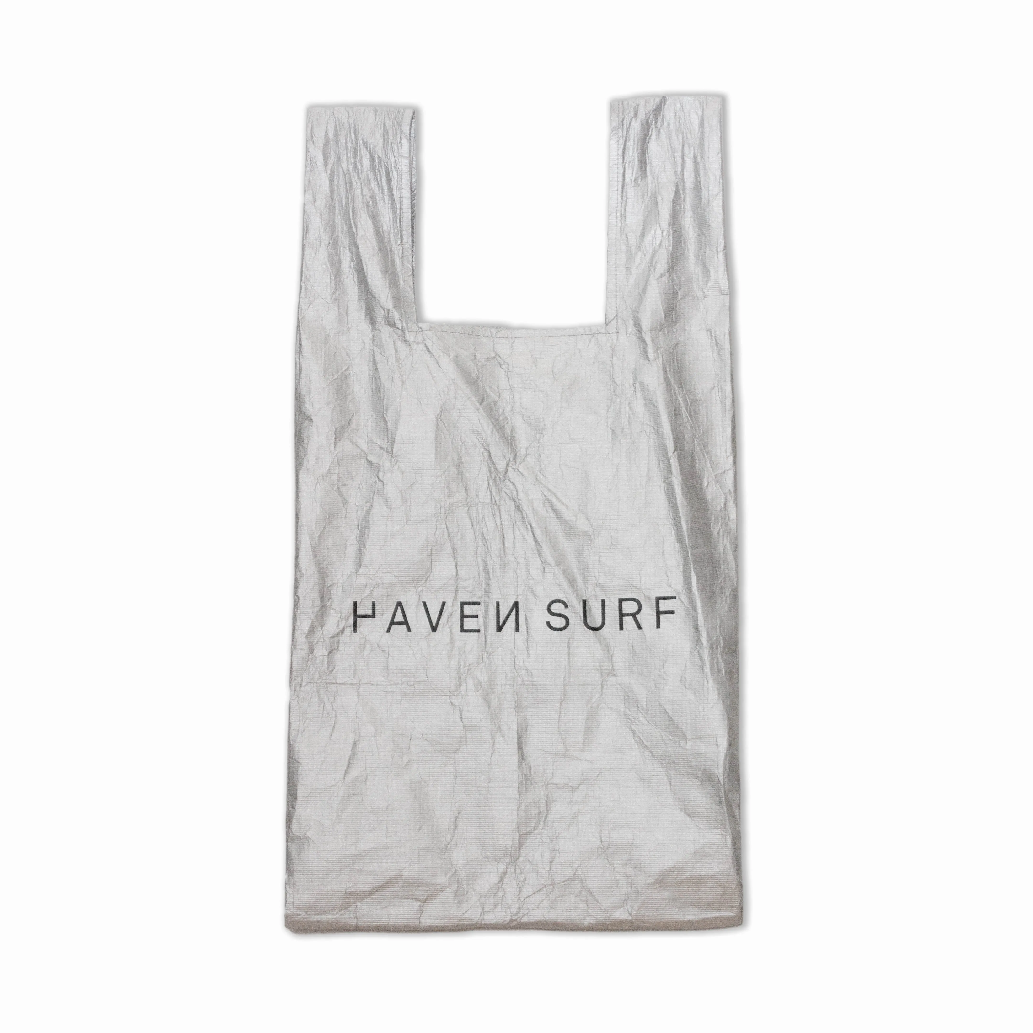 Haven Surf -  Balloon Bag w/ black logo - Tyvek Silver