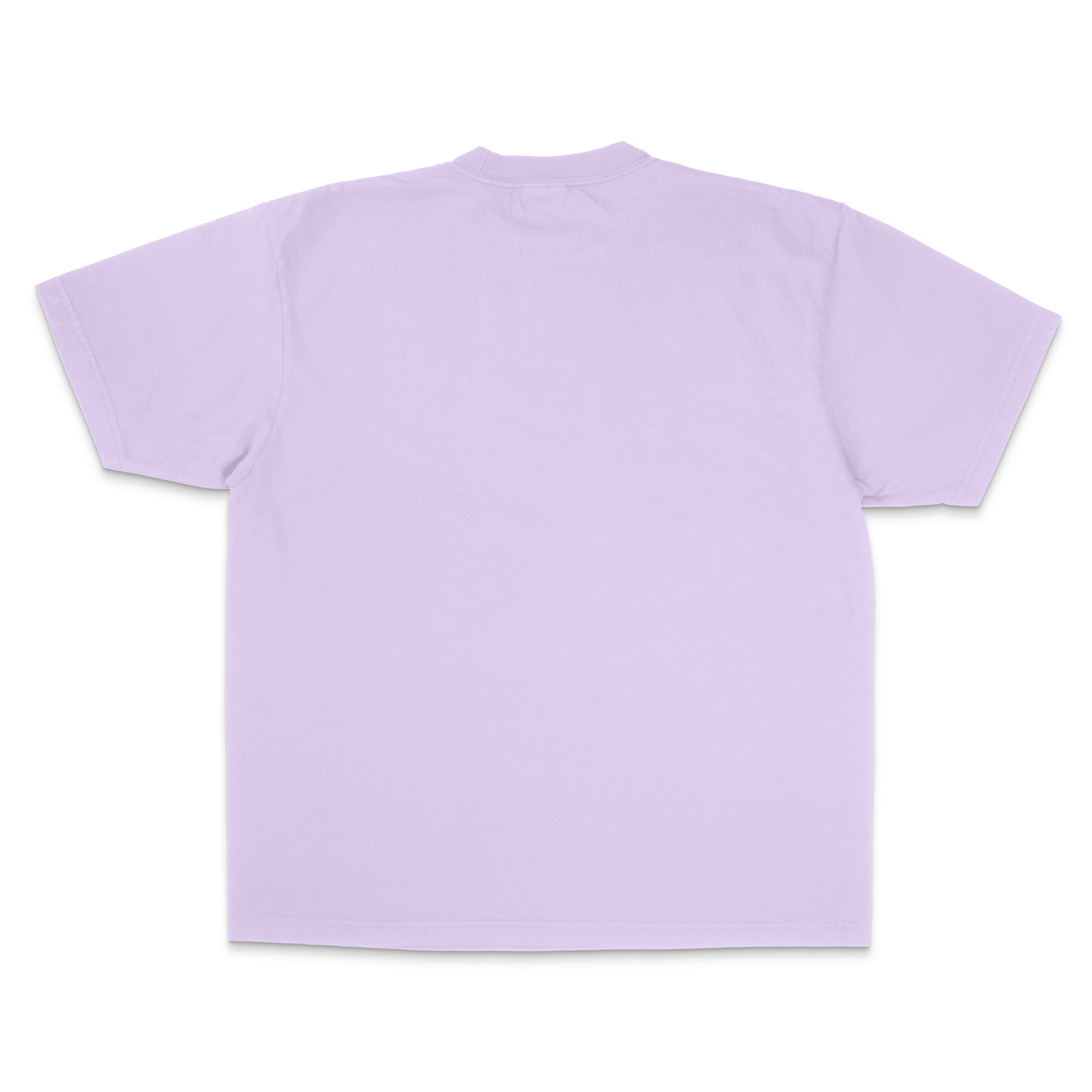 Heavyweight Garment Dye Short Sleeve Tee - Pastel Purple