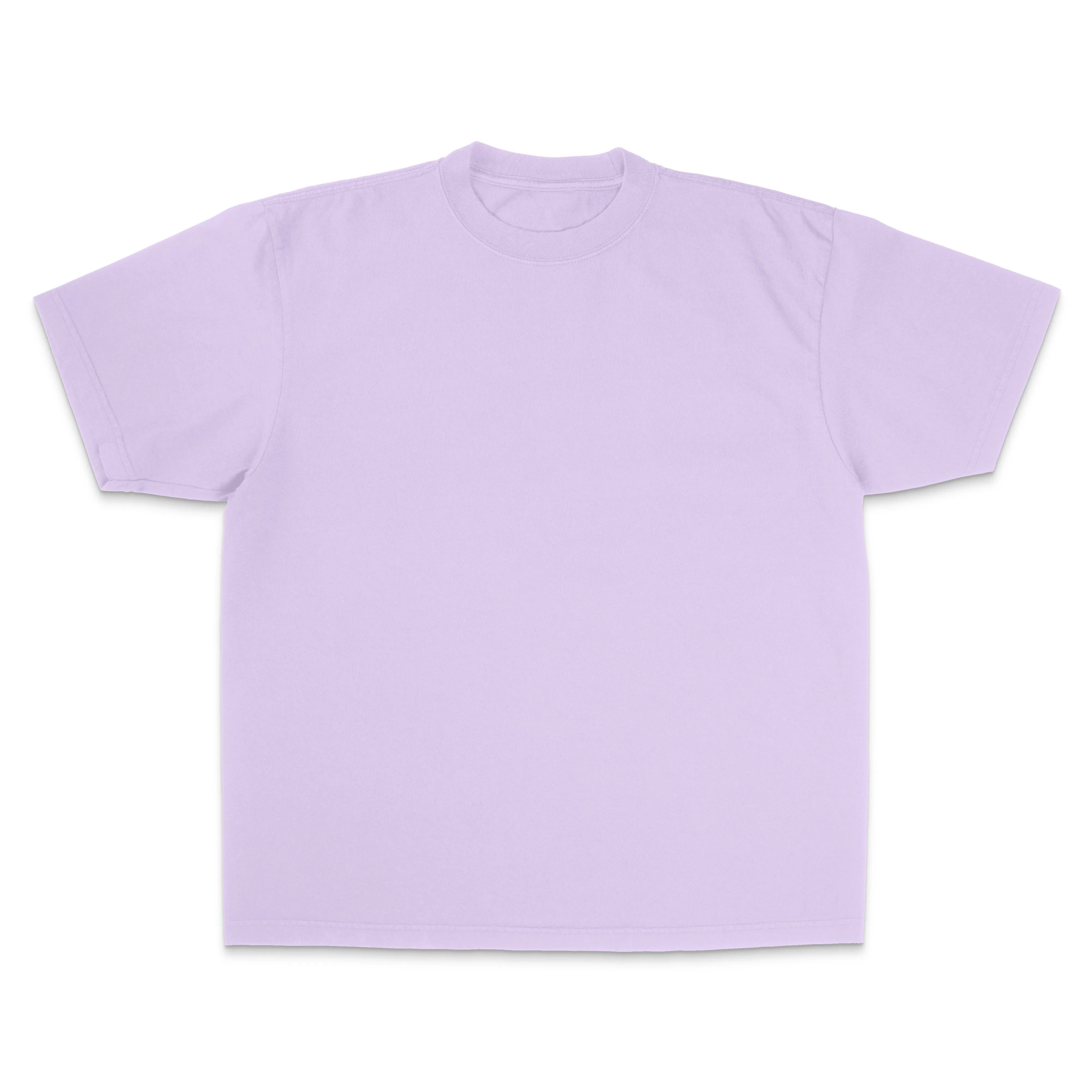 Heavyweight Garment Dye Short Sleeve Tee - Pastel Purple