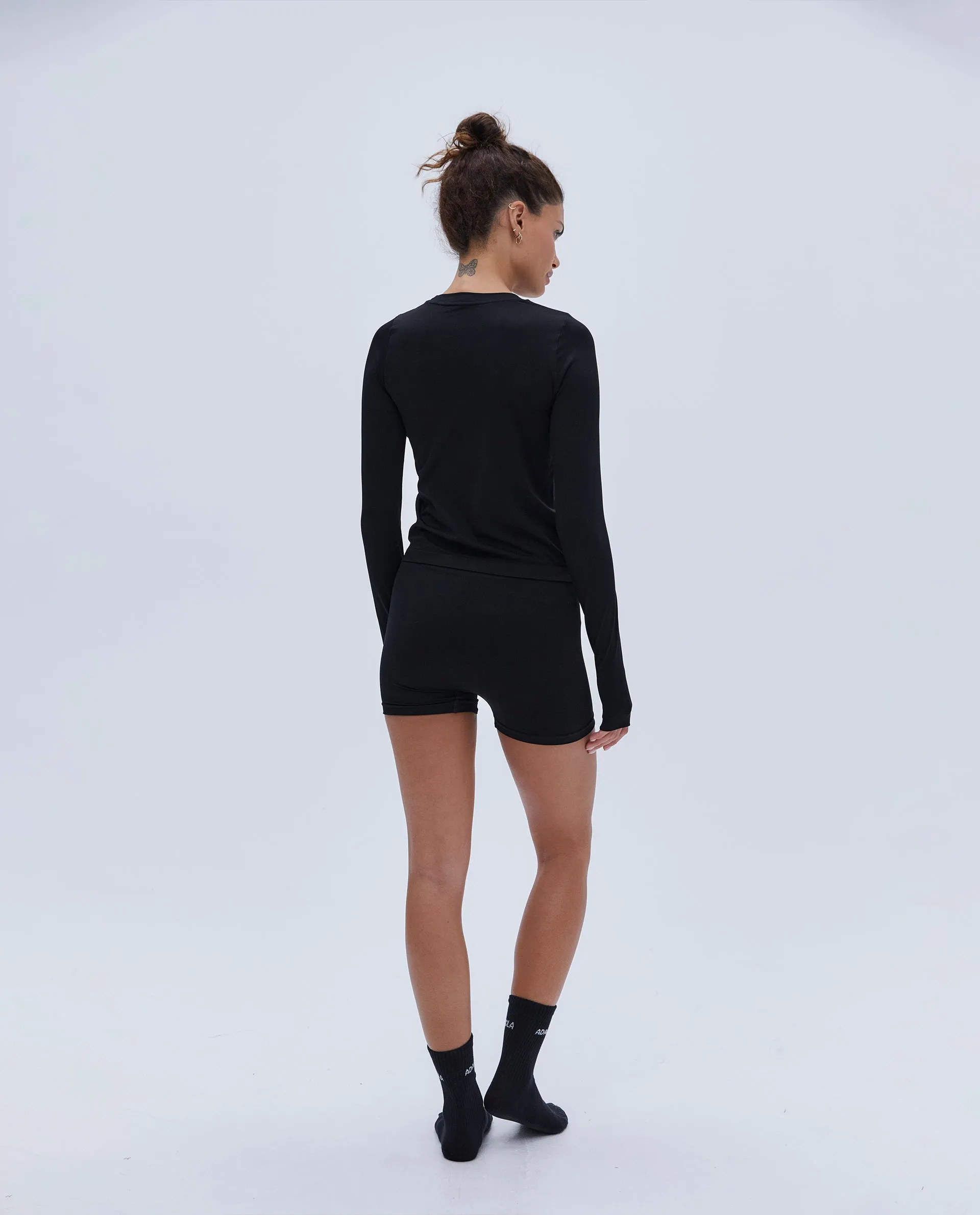 Intimate Long Sleeve Top - Black