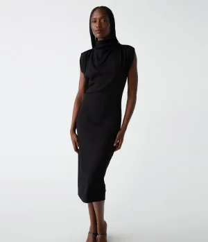 Iolanda Power Shoulder Dress