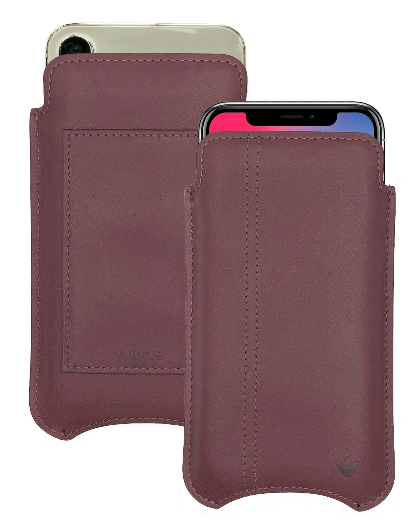 iPhone 11 Pro | iPhone X/Xs Wallet Case Screen Cleaning Sanitizing - Genuine USA Cowhide Leather