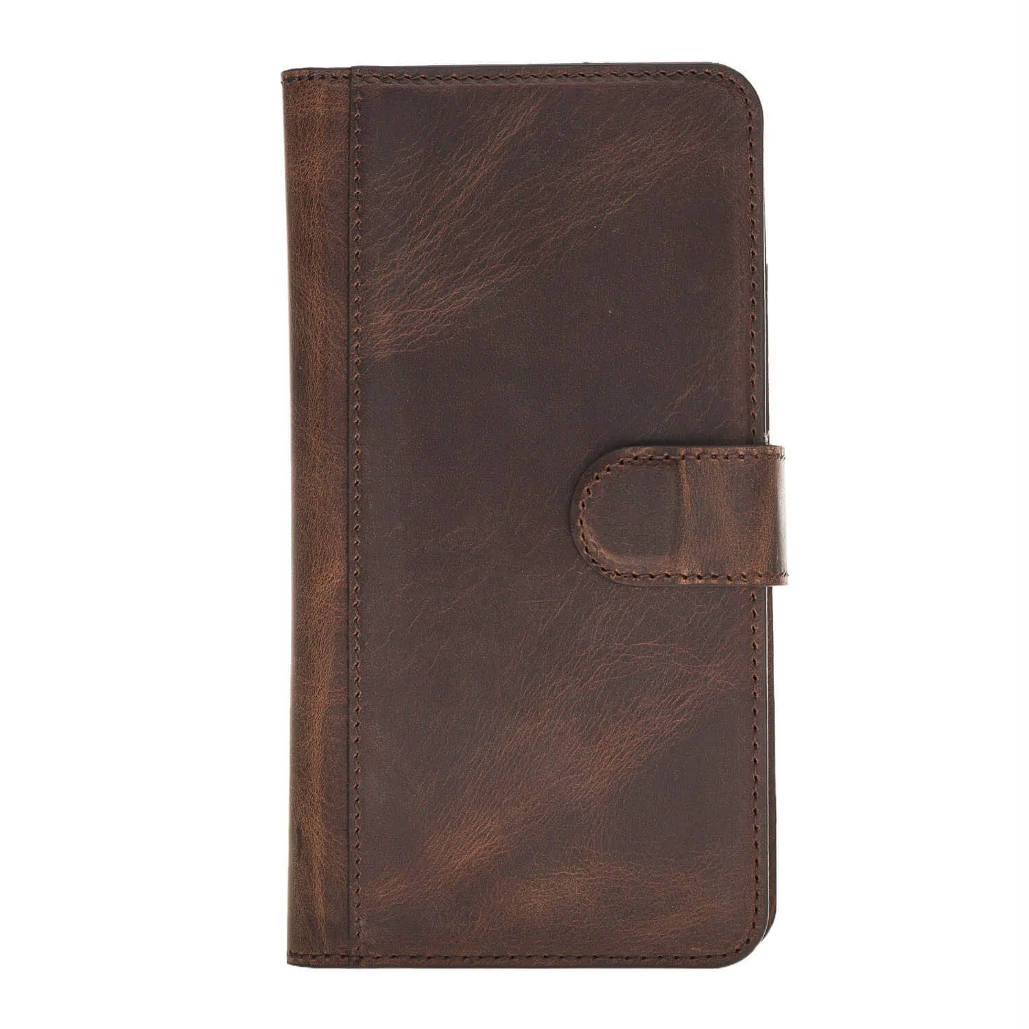 iPhone XR Dual Fold Magnetic Detachable Leather Wallet Case