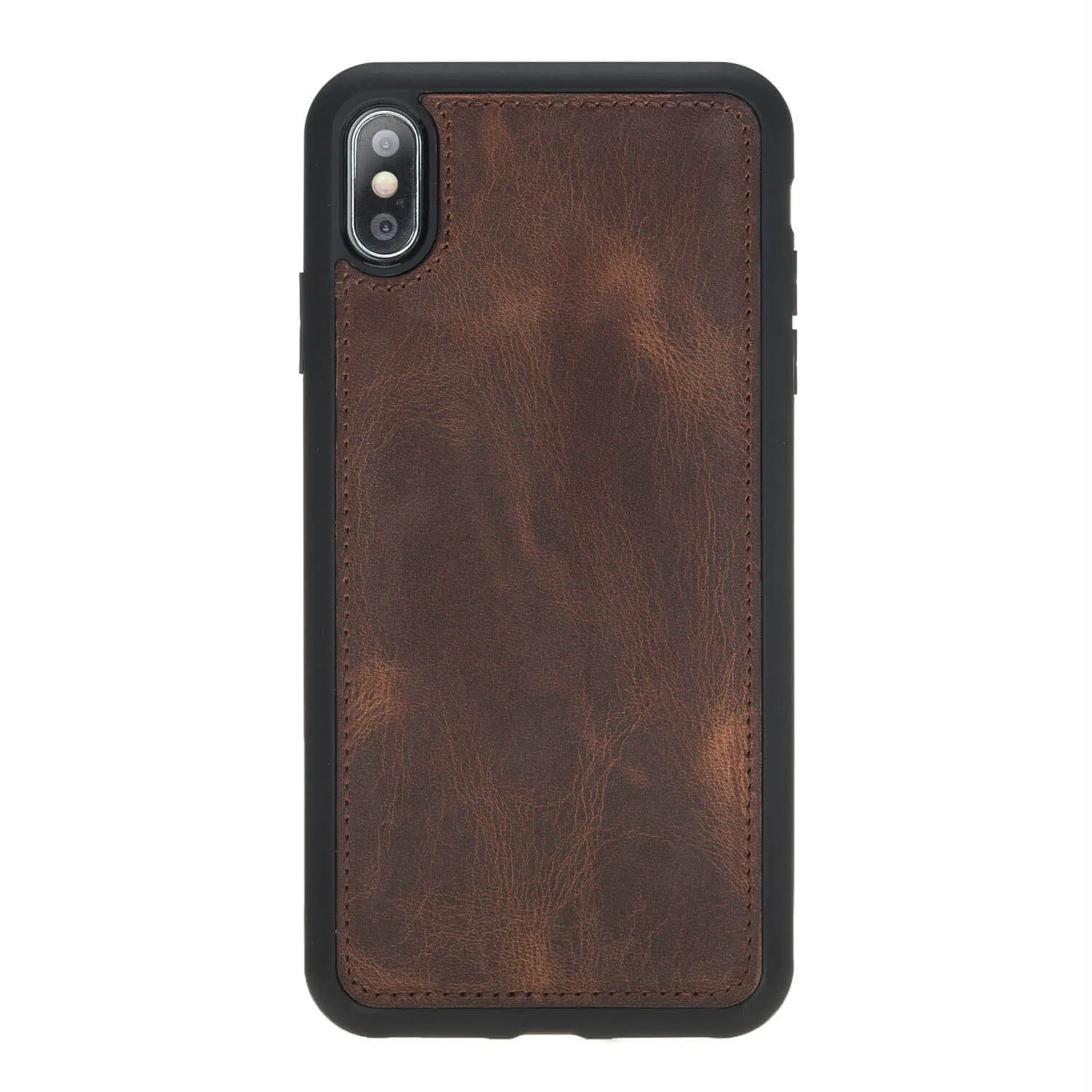 iPhone XR Dual Fold Magnetic Detachable Leather Wallet Case