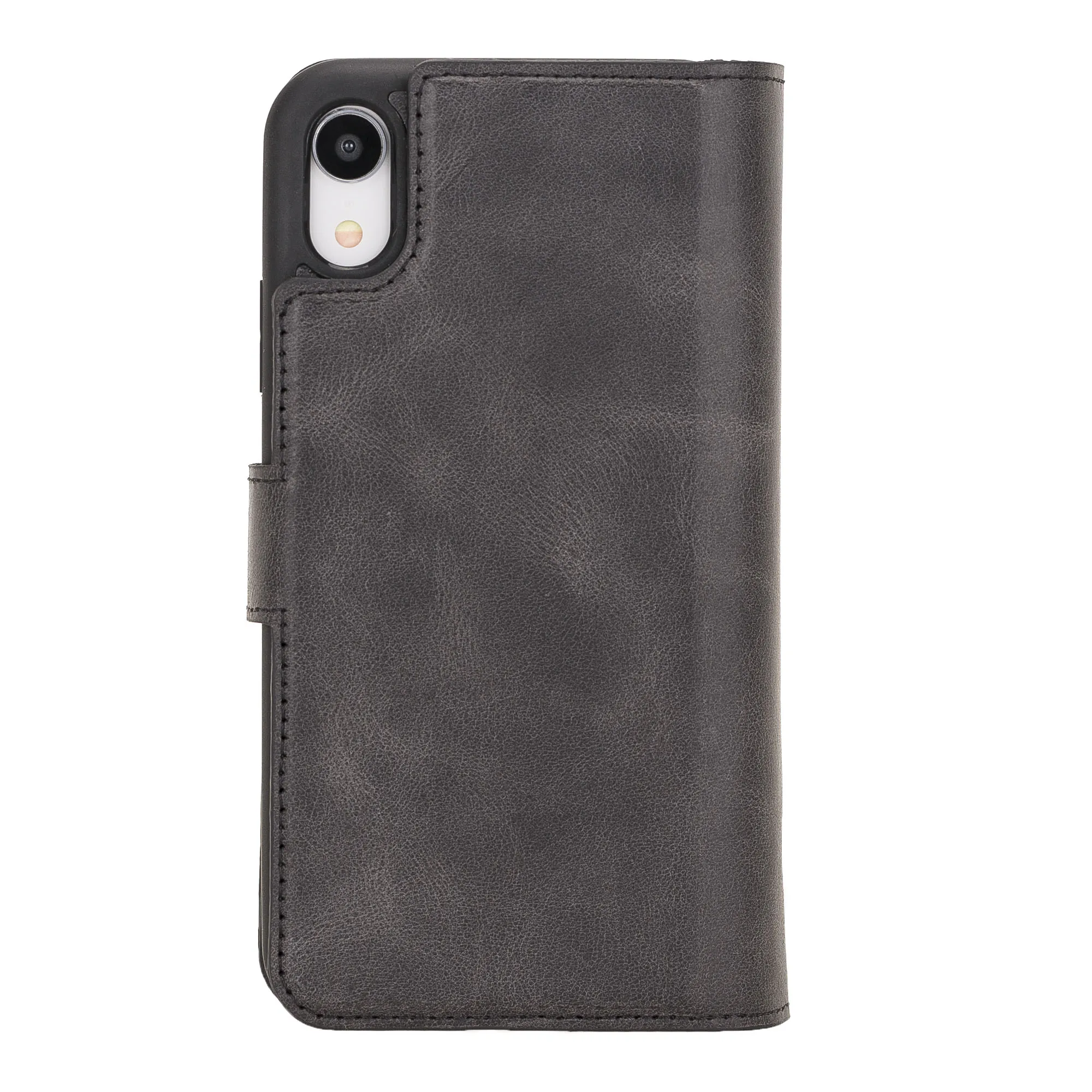 iPhone XR Dual Fold Magnetic Detachable Leather Wallet Case