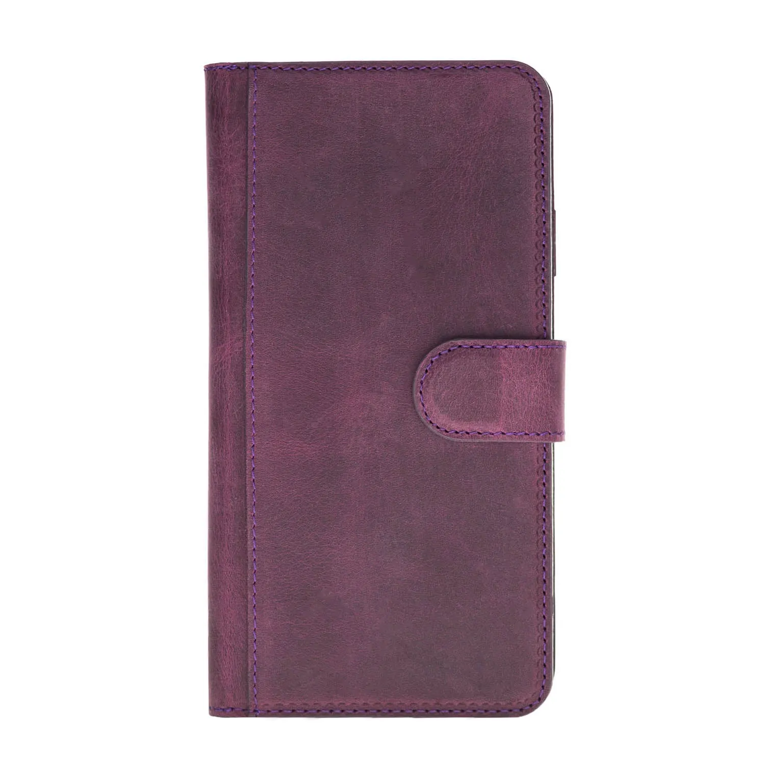 iPhone XR Dual Fold Magnetic Detachable Leather Wallet Case