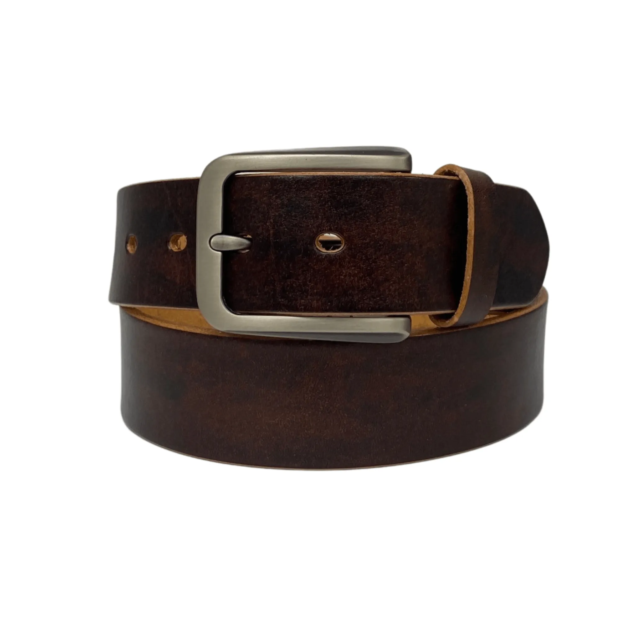 KAI - Men's Brown Genuine Leather Belt