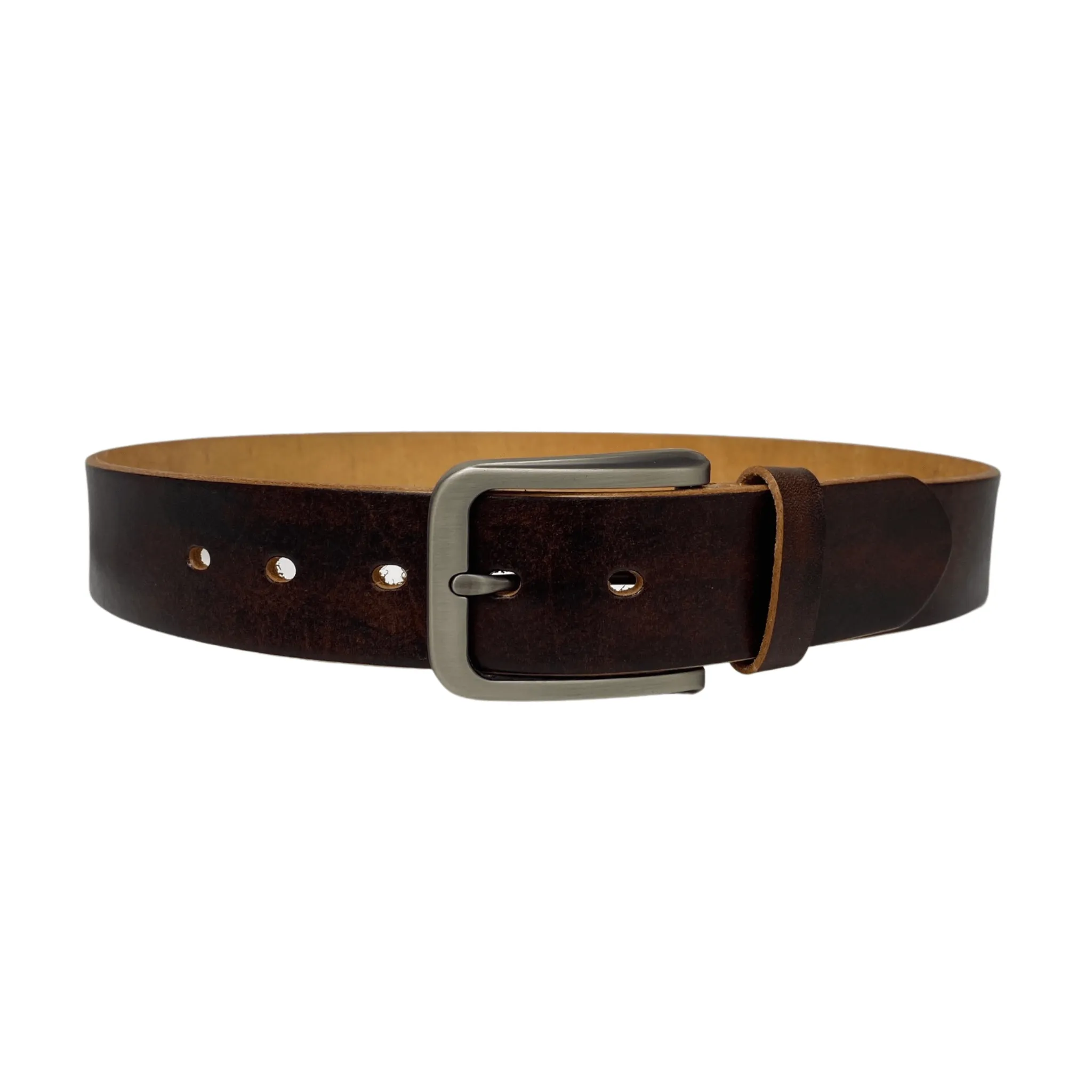 KAI - Men's Brown Genuine Leather Belt