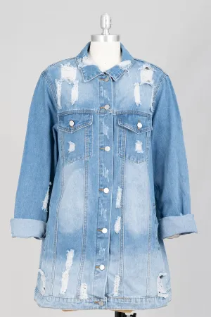 KaraChic CHH23047 Denim Faith Jacket