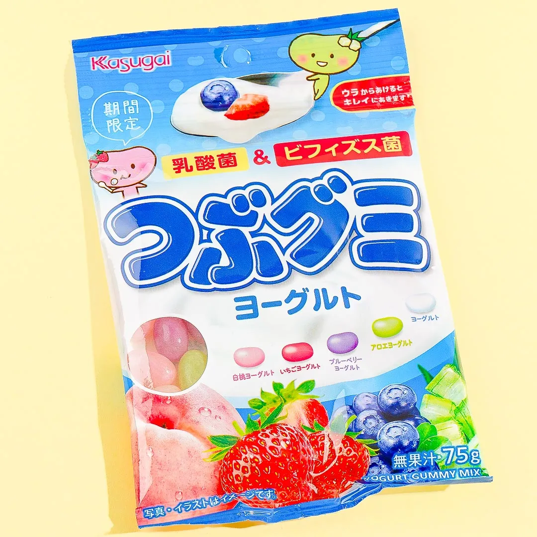 Kasugai Tsubu Gummies - Yogurt Assortment