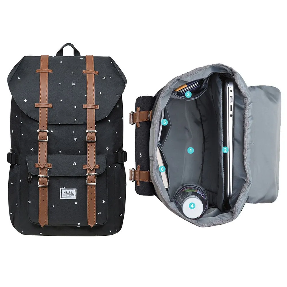 KAUKKO Backpack for city trips, EP5-13 ( Black / 14L )