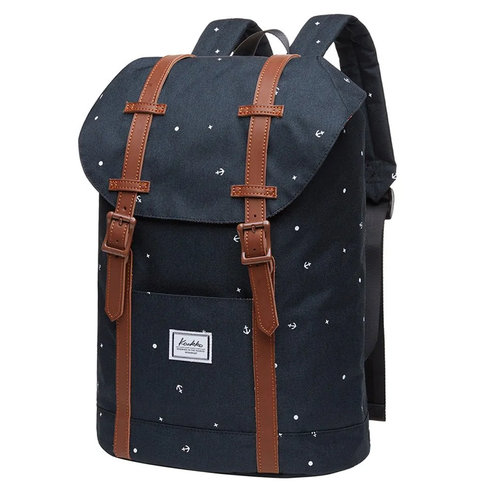 KAUKKO Backpack for city trips, EP6-5 ( Black / 17.8L )