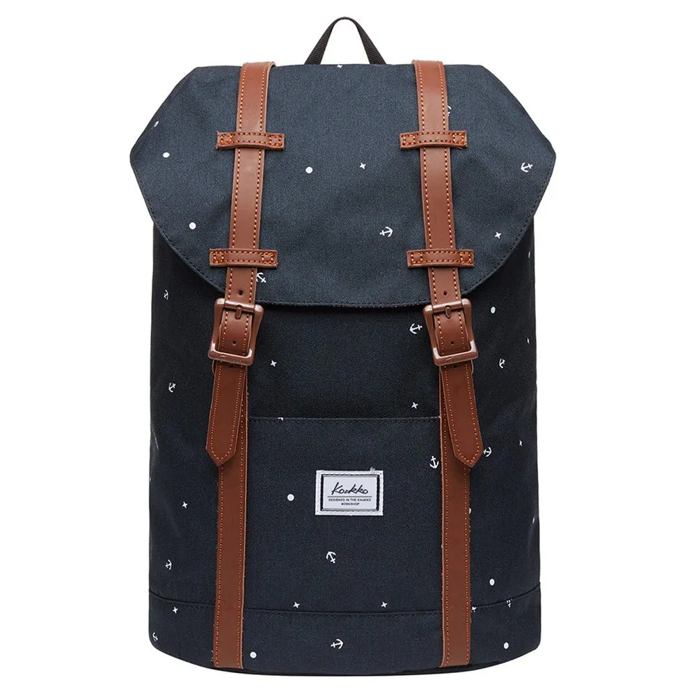 KAUKKO Backpack for city trips, EP6-5 ( Black / 17.8L )