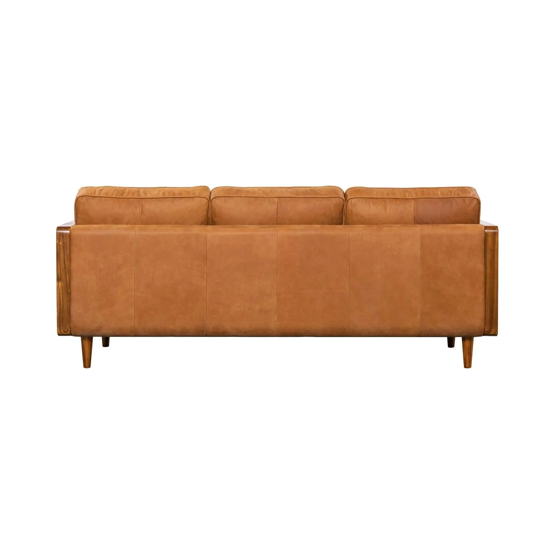 LAS VEGAS MANDALAY Italian Leather Sofa - OUTBACK TAN