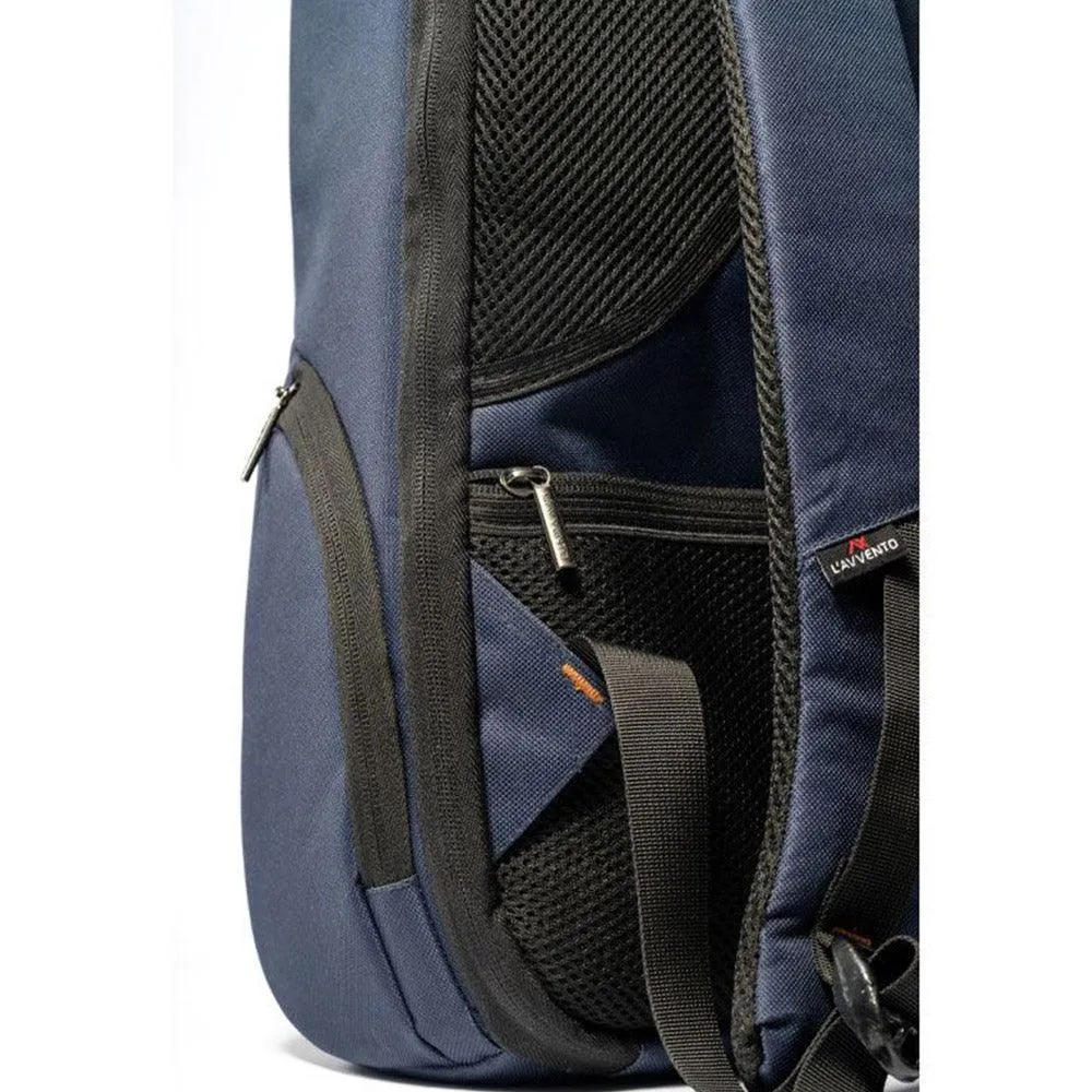 Lavvento BG806 15.6 Inch Laptop Backpack - Blue x Brown