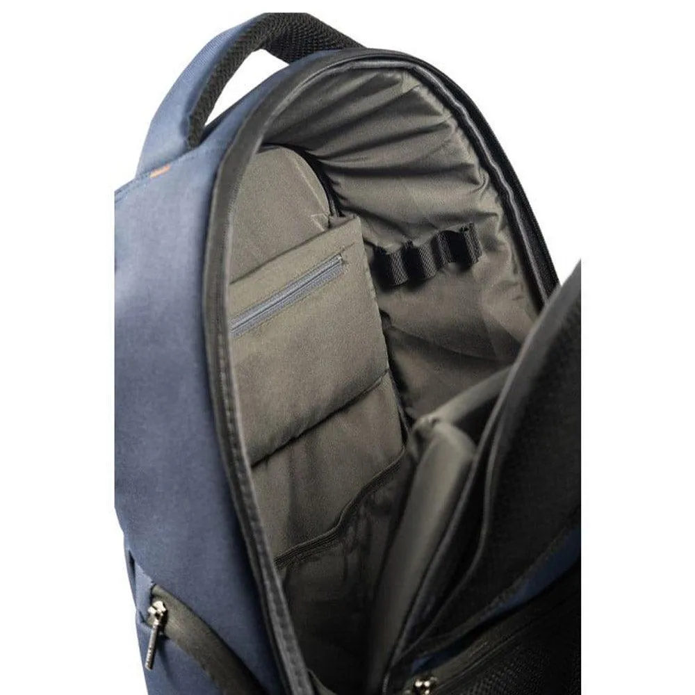 Lavvento BG806 15.6 Inch Laptop Backpack - Blue x Brown