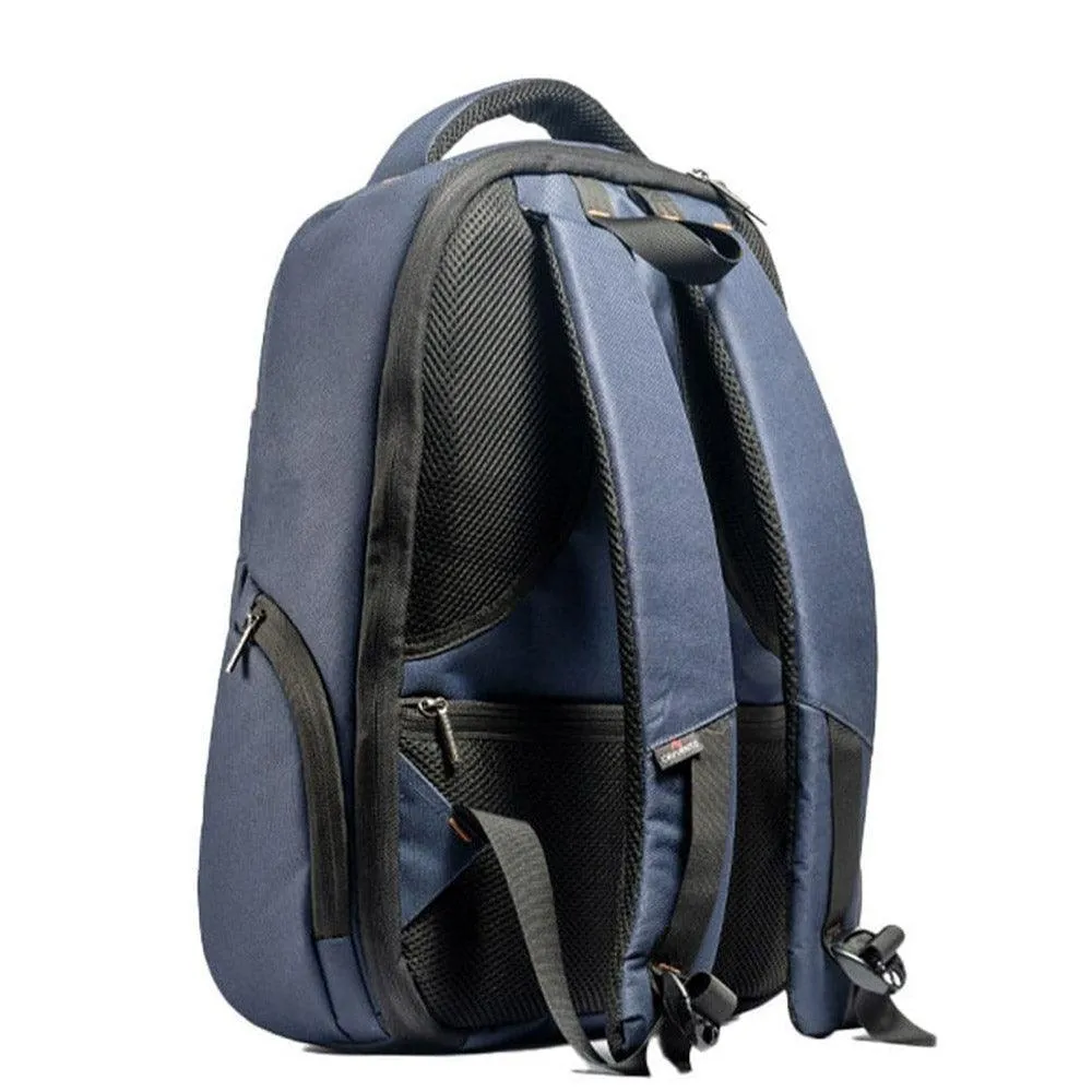 Lavvento BG806 15.6 Inch Laptop Backpack - Blue x Brown