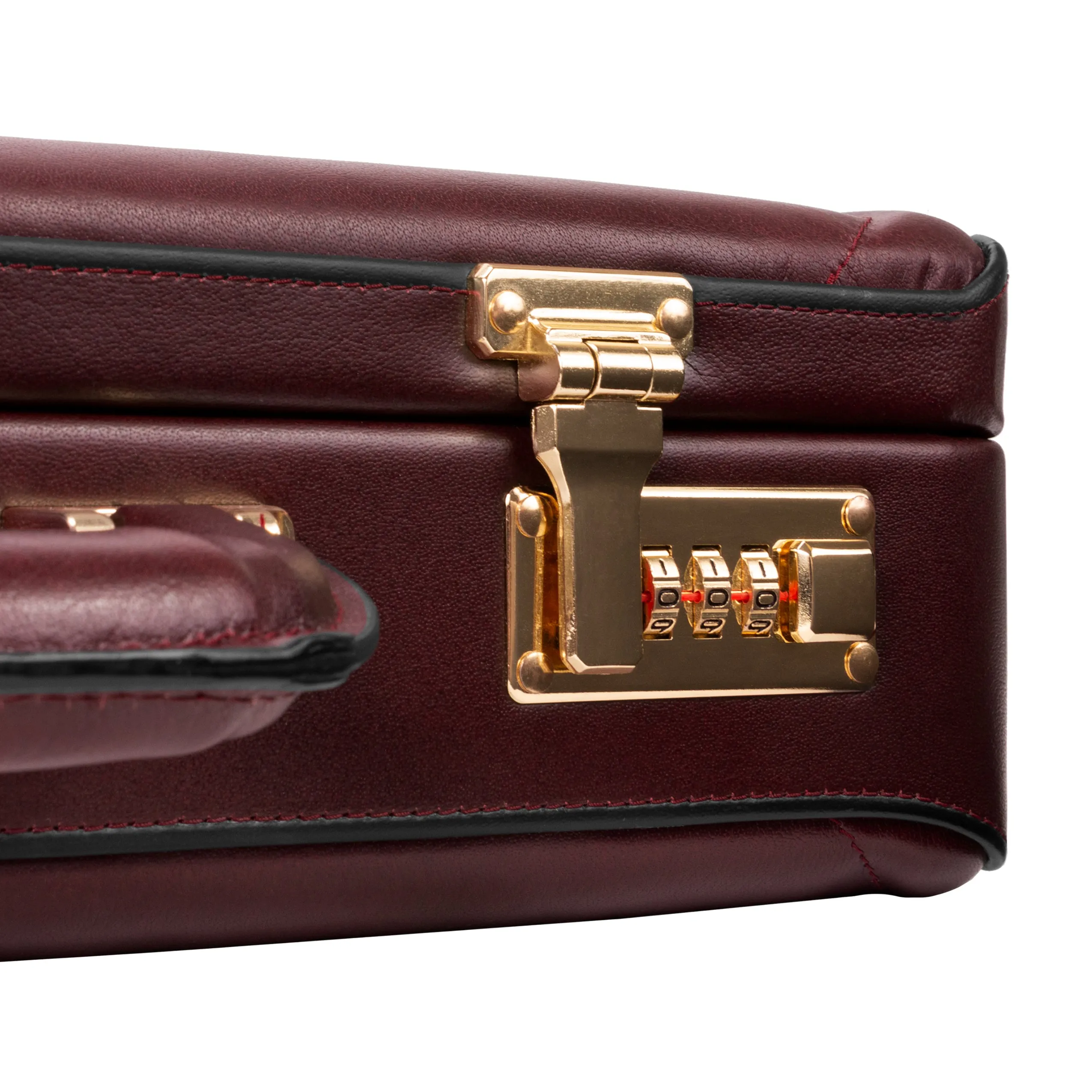 LAWSON | 4.25” Leather Attaché Briefcase