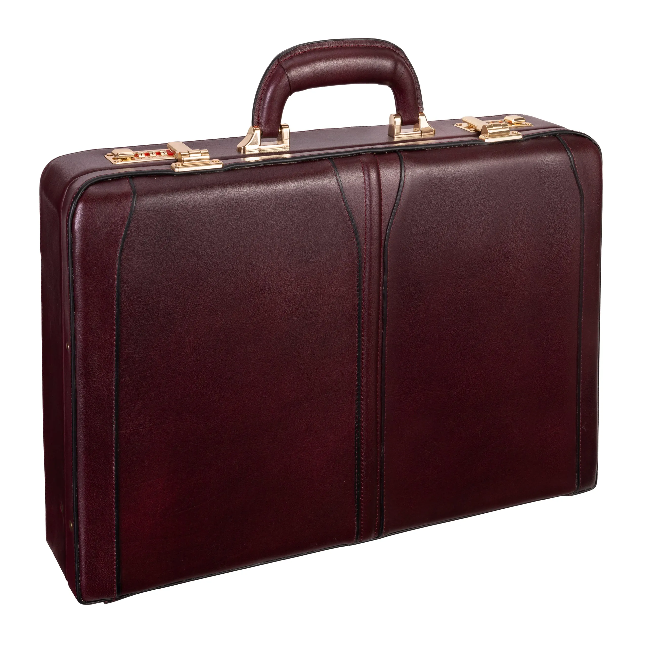 LAWSON | 4.25” Leather Attaché Briefcase