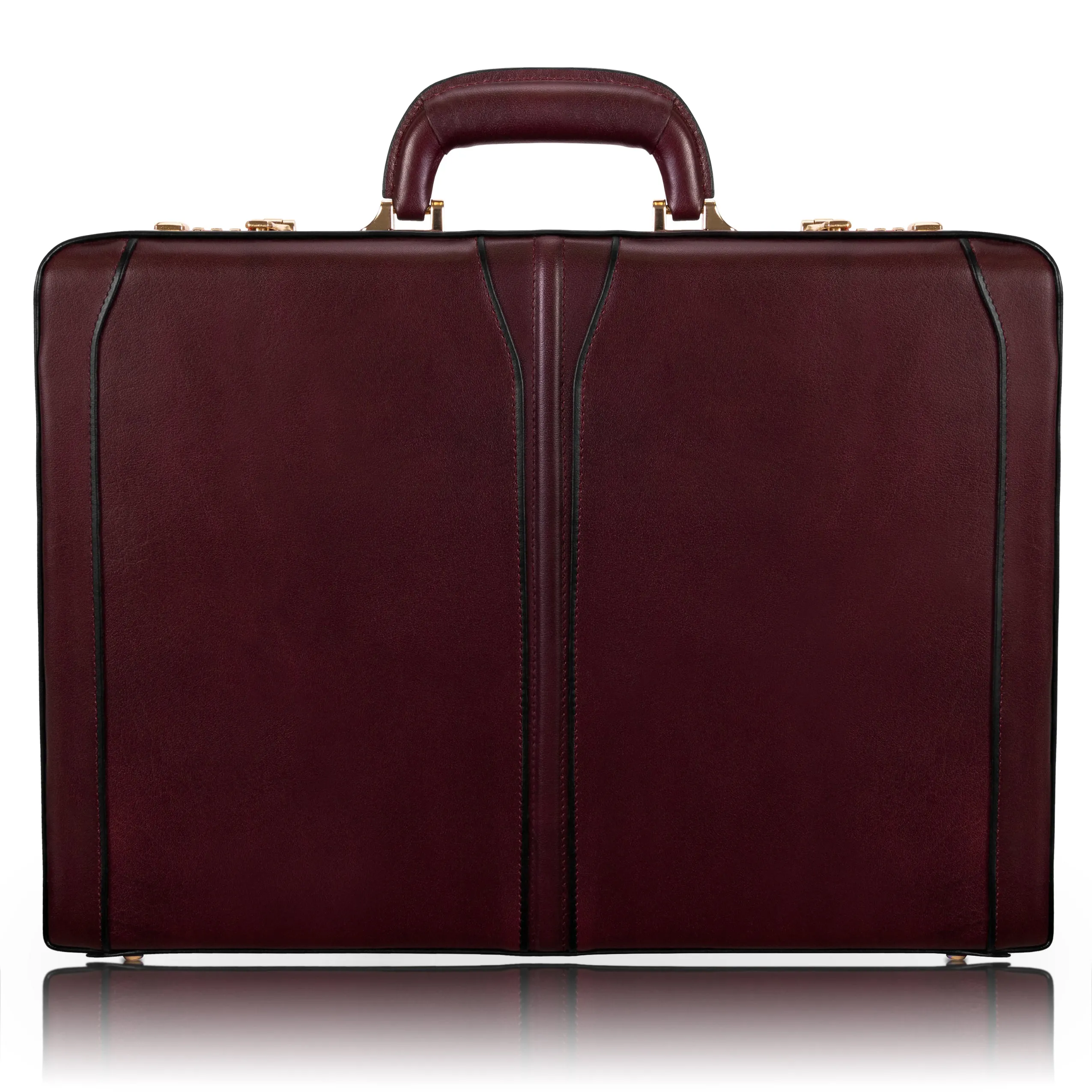 LAWSON | 4.25” Leather Attaché Briefcase